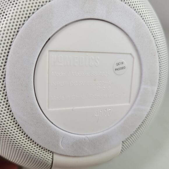 Homedics White Noise Sound Machine Night Light Bubble Baby SS-4025 - Picture 8 of 9